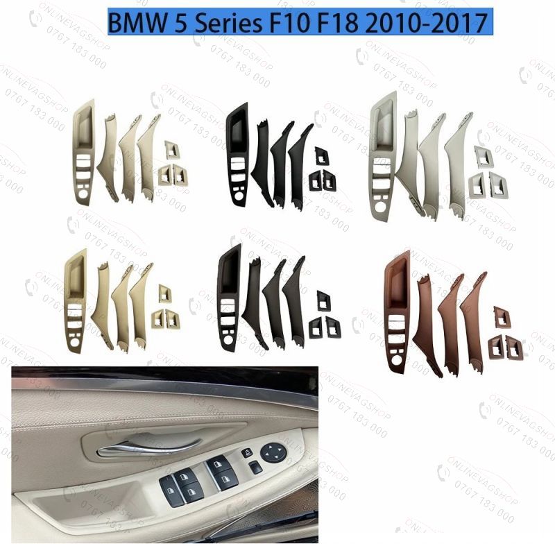 Set manere interior Bmw Seria 5 F10,F11 negru, bej, oyster, gri, red